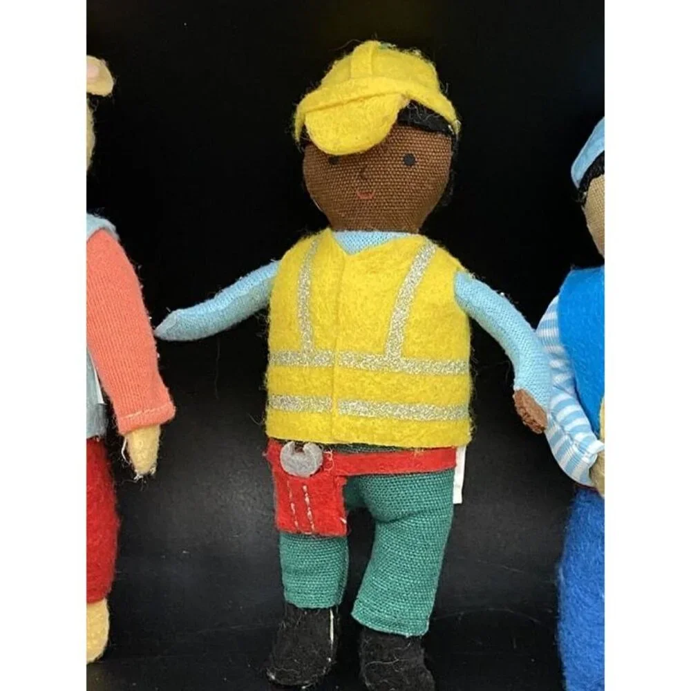 4 Target Wondershop Felt Goldilocks Bear Construction Worker Pirate Grandma